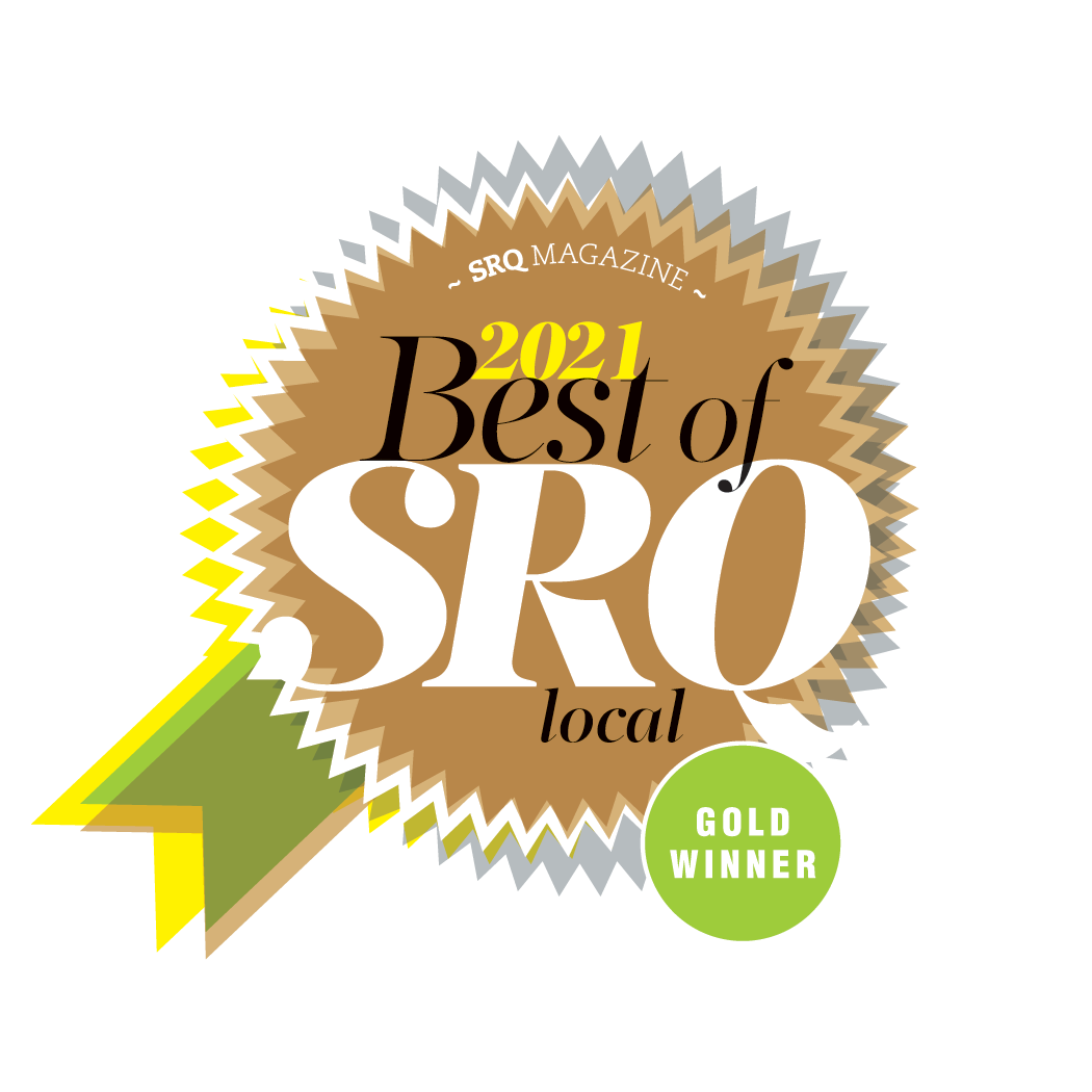 SRQ Magazine - Best of Local 2021 - Gold Winner